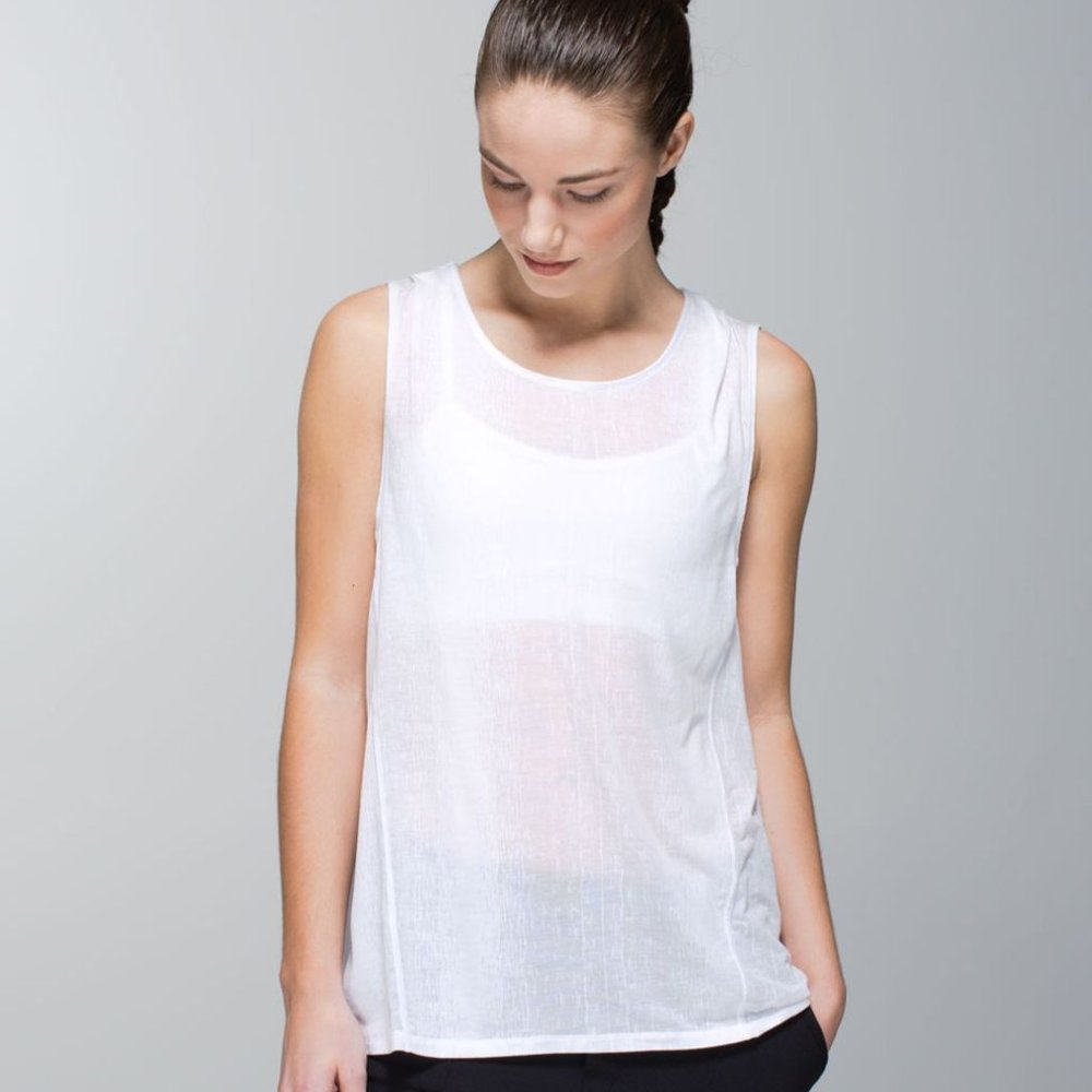 lululemon Salutation to Savasana Tank - White